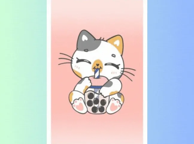 Bubble Tea And Cats