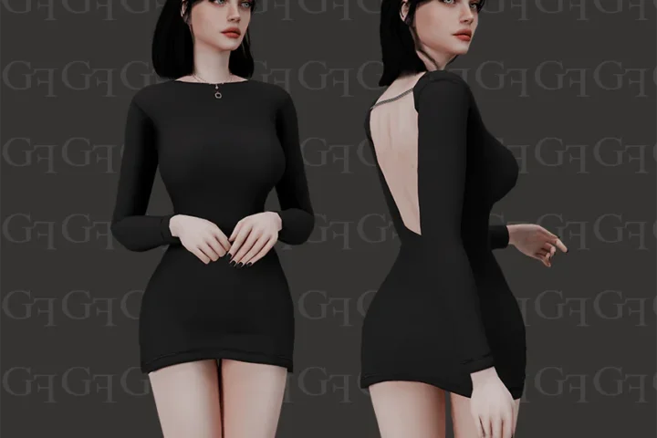 GoldFish Little Black Dress LBD3