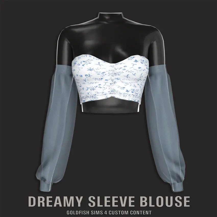 GoldFish Dreamy Sleeve Blouse
