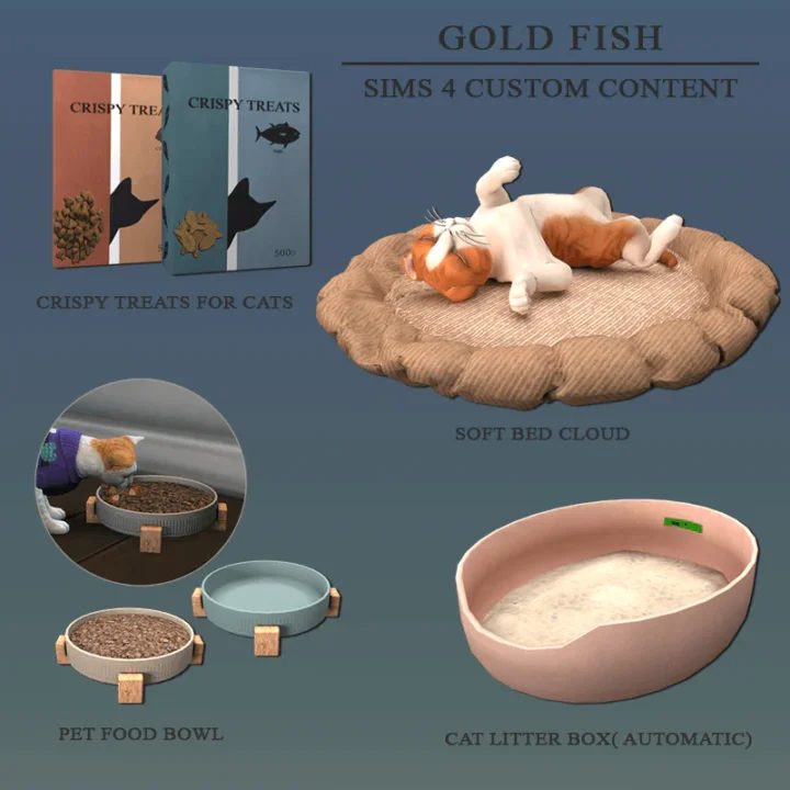 GoldFish Set for a cat