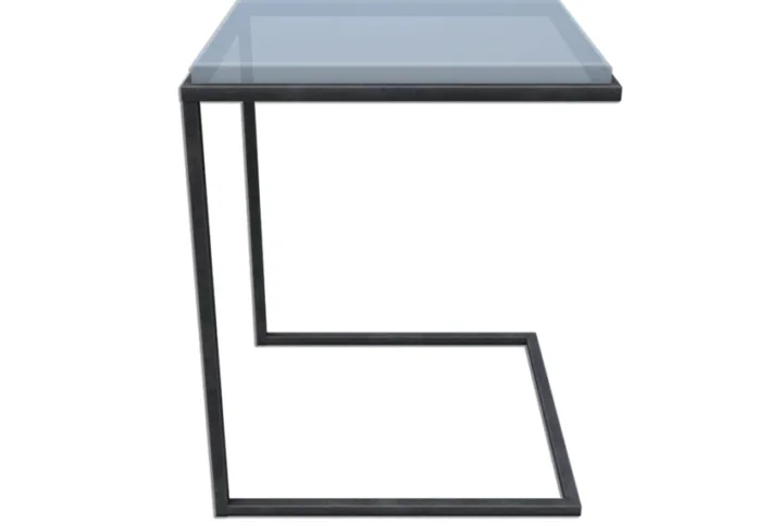 GoldFish Side Table With Glass