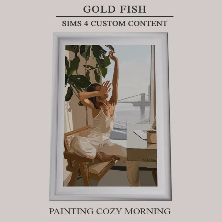 GoldFish Painting Cozy Morning