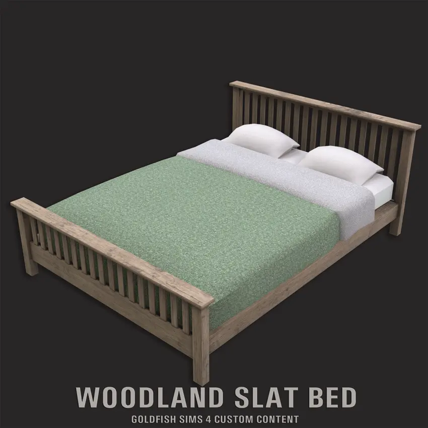 GoldFish Woodland Slat Bed 🛏️