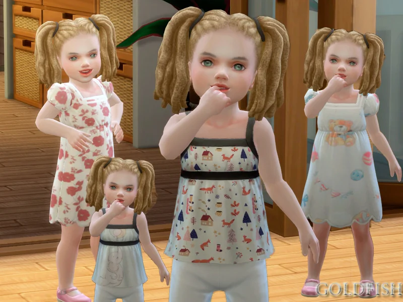 GoldFish top and dress toddler