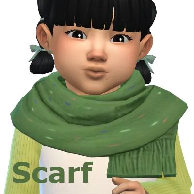 Winter scarf for toddlers