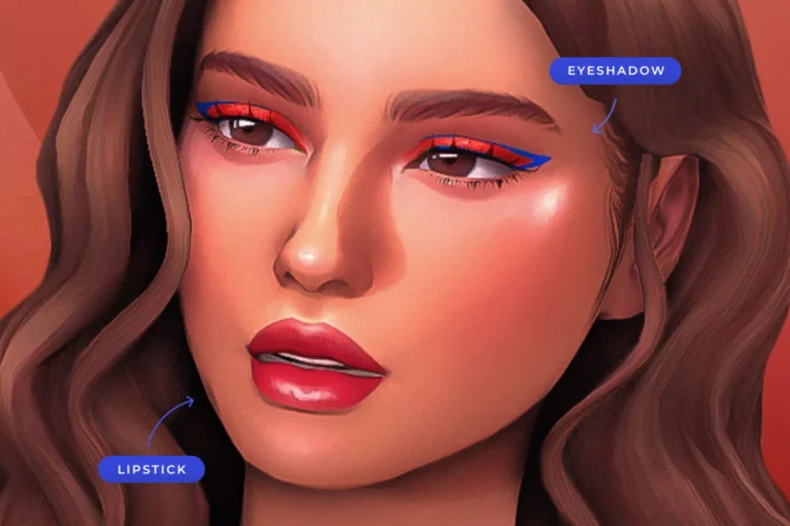 Wings Makeup set