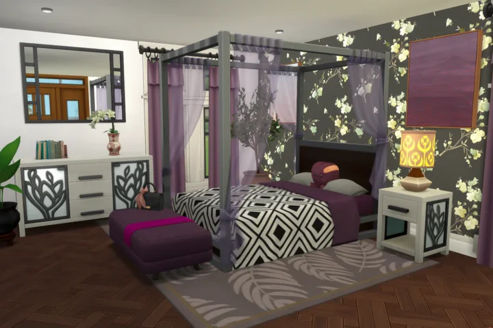 Draped Place doublebed
