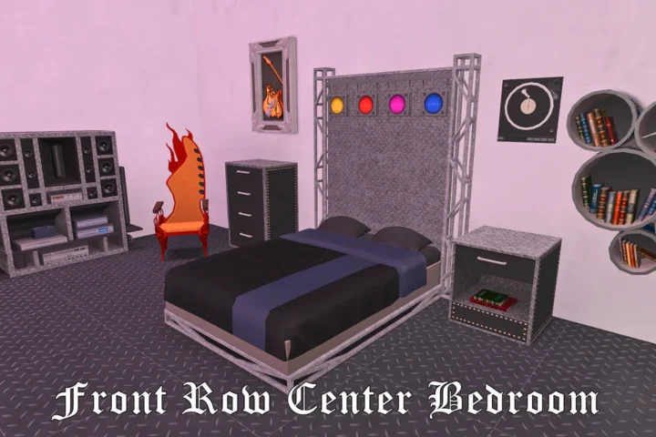 Front row center bedroom