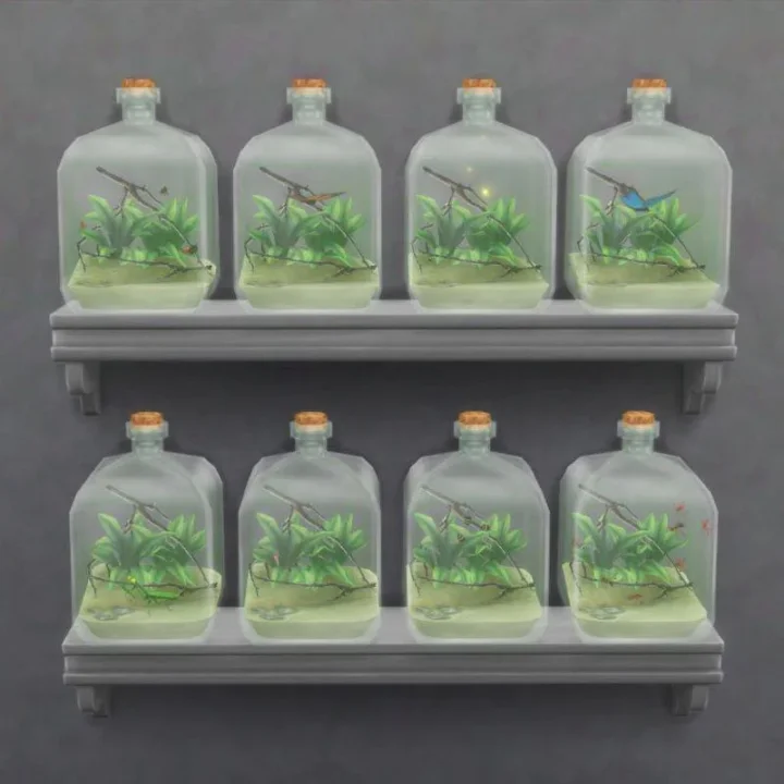 Glass Jar Insect Terrariums