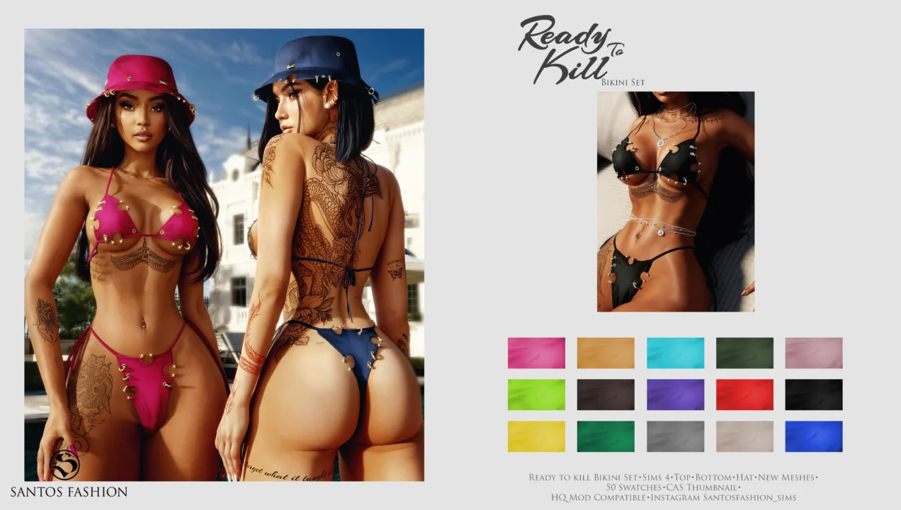 Ready To Kill Bikini Set
