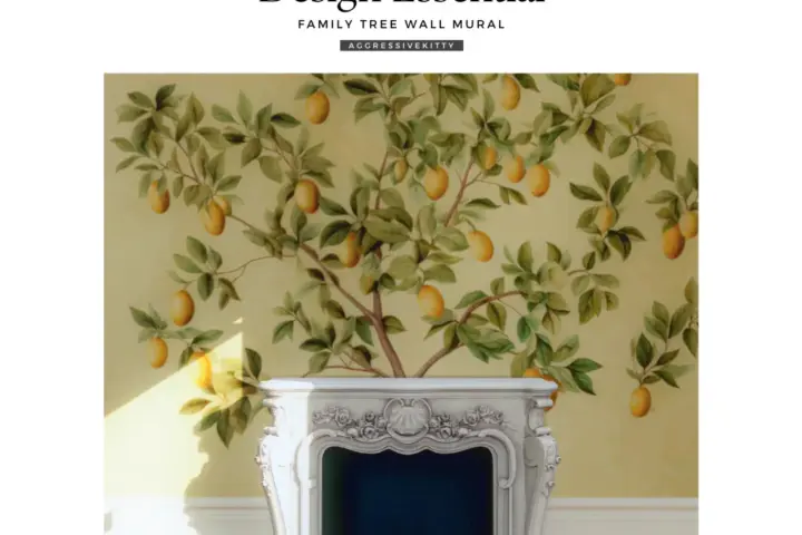 DESIGN ESSENTIALS l Family Tree Mural Wallpaper