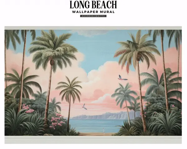 Long Beach Wallpaper Mural