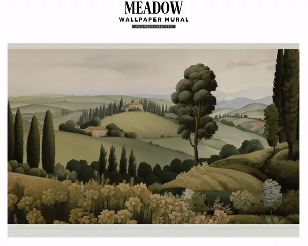 English Meadow Wallpaper Mural