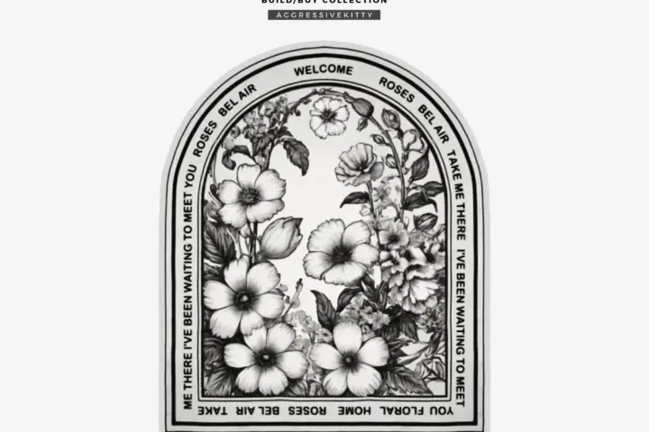 DESIGN ESSENTIALS l Vintage Floral Rug 3