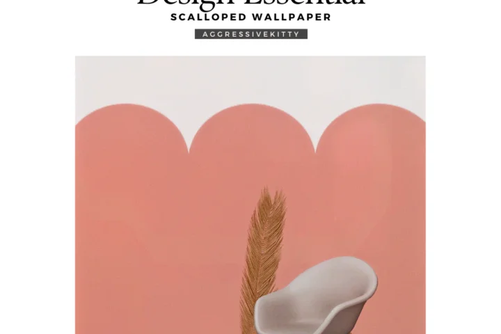 DESIGN ESSENTIALS l Scalloped Wallpaper Large Wave