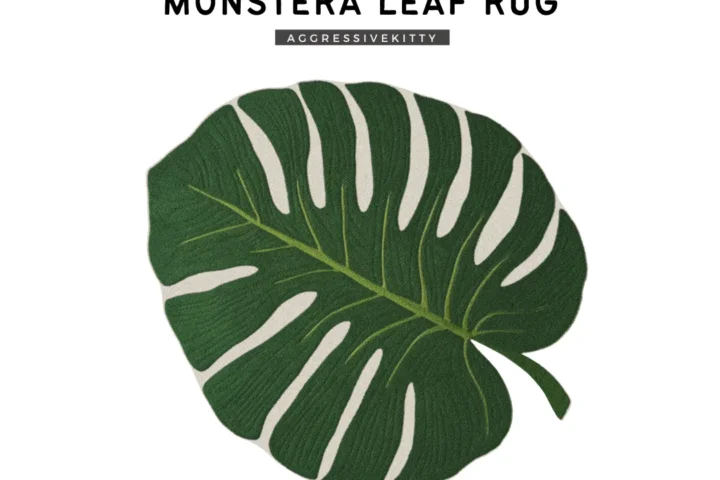 DESIGN ESSENTIALS l Monstera Leaf Rug