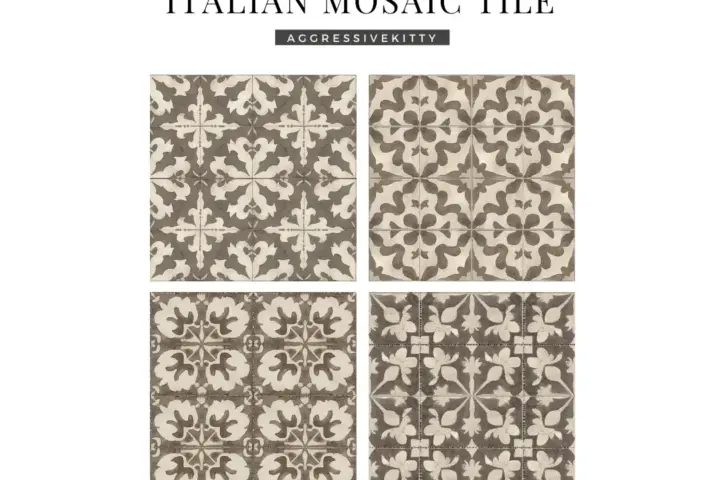DESIGN ESSENTIALS l Italian Mosaic Tile Flooring
