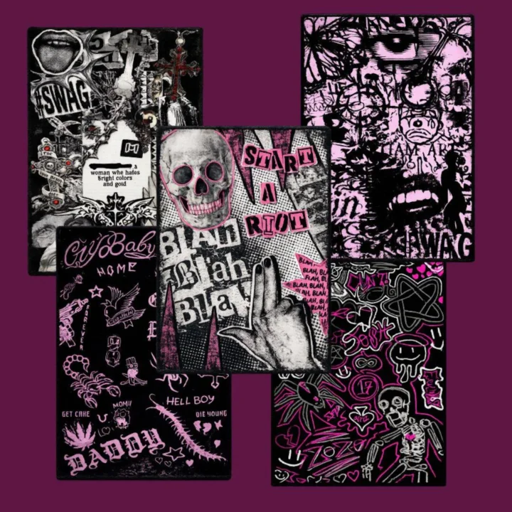 Riot Angels - Rebellious and Chaotic Rug Collection