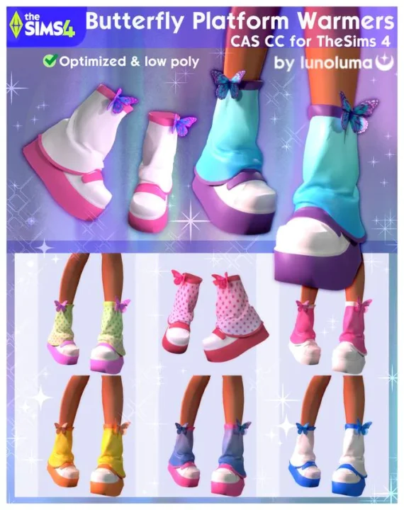 🦋 Butterfly Platform Warmers 🦋 Optimized & low poly