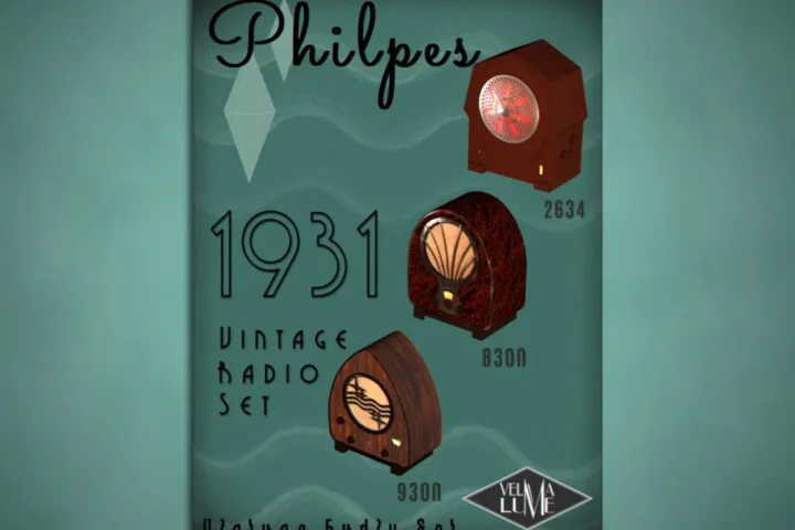 Philpes Vintage Radio Set