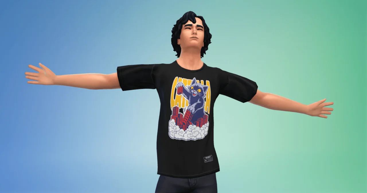 IDxA Streetwear Shirt Catzilla Men