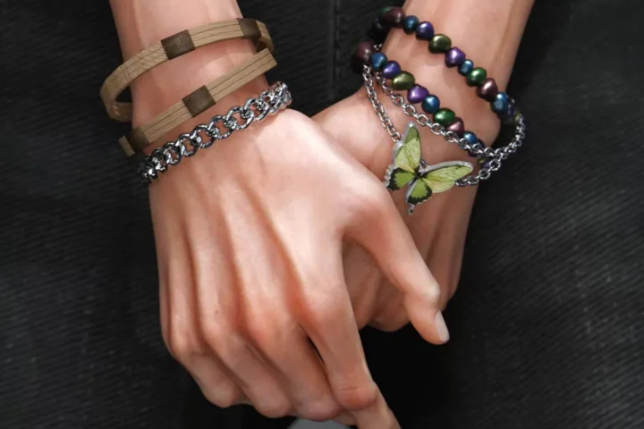 [Maoni_cat]Bracelet No.2 Straw-woven Butterfly
