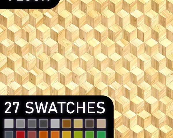 🧱 [ESI] CubeLight Parquet (Floor) | Floor
