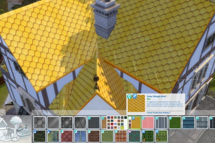 Eco Lifestyle Build Buy Recolors - solar roof and wind turbine