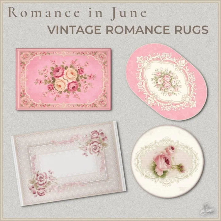 Romance in June Vintage Rugs