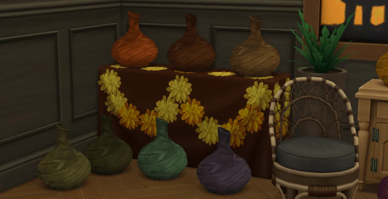 More Wooden Vases - [Island Living required]