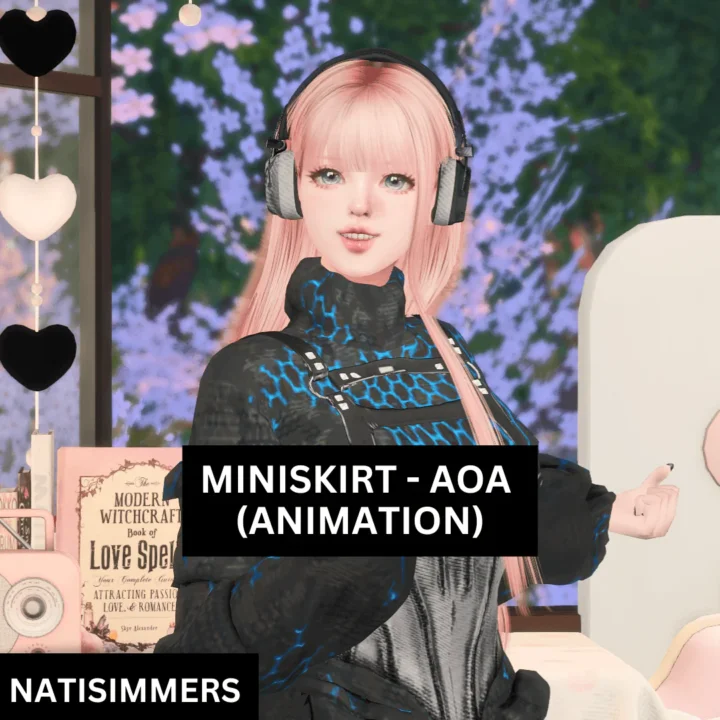 Miniskirt - AOA (Tiktok version) (Sims animation)