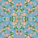floor tiles expanded flowers