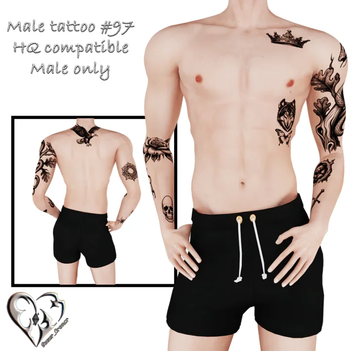 Male tattoo #97