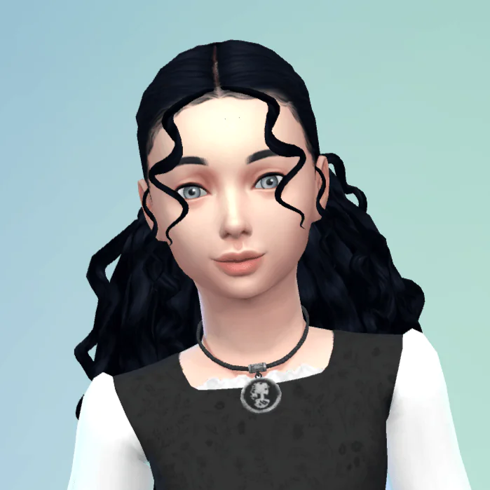 Gothic necklace (children) [purpleispurpling]