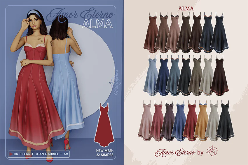 Alma Long Dress