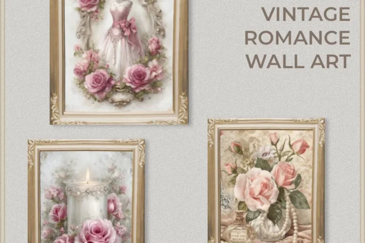 Romance in June Vintage Wall Art
