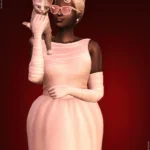 Noire Gown & Tiffanie Jewelry Set