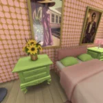 Retro glam bedroom