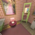 Retro glam bedroom