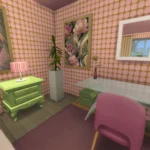 Retro glam bedroom