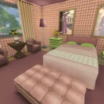 Retro glam bedroom