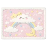 Cotton Candy Skies Collection - Cute Kawaii Nursery Rug Set