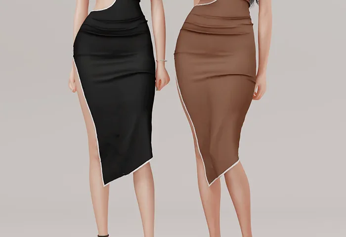 [cocomint] Side Cutout Dress