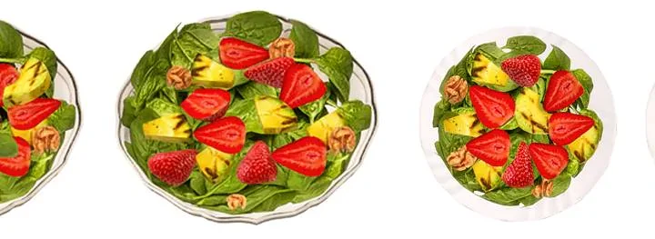 Summer fruit salads