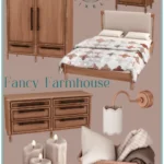Fancy Farmhouse bedroom