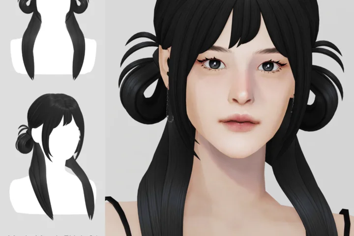 Maxis Match FHair 021 V1