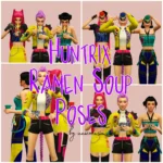 Huntrix Ramen Soup Poses