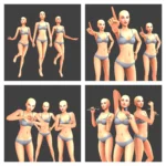 Huntrix Group Poses