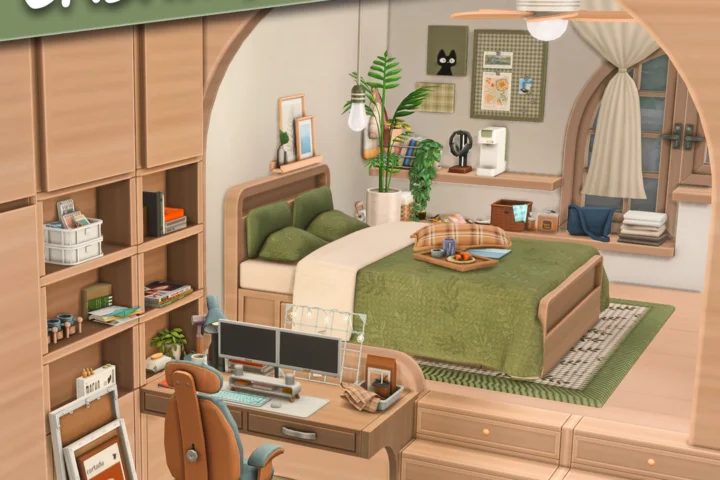 KUKU_13SIMS - Creamy APT.P5 Bedroom