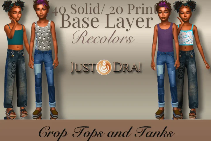 Child Base Layer Accessory Tops Part 1